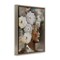 Stupell Industries Woman with Floral Headdress Floater Framed Canvas Wall Art Design by Carol Robinson